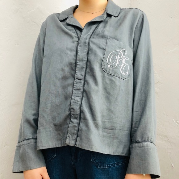ASOS Curve Tops - ASOS Pajama style button down